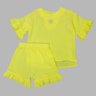 Комплект Блузка и шорты Чуди Кидс 382525-3 жёлтый 01